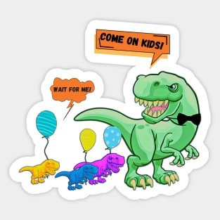 Funny  T- Rex Sticker